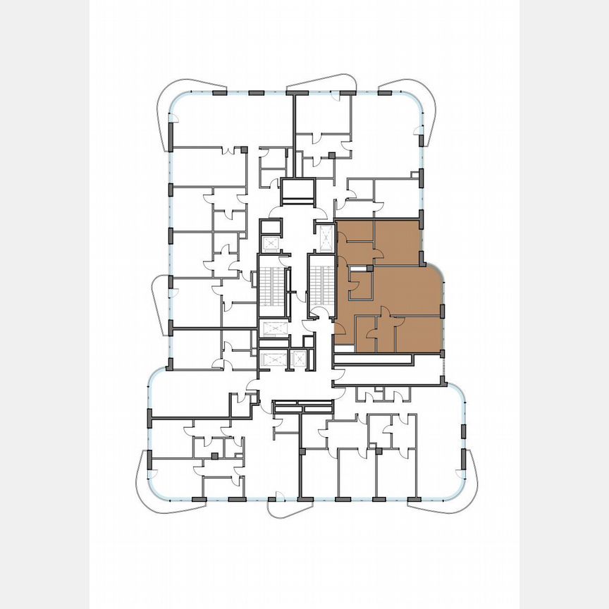 1-к. квартира, 180,2 м², 7/14 эт.