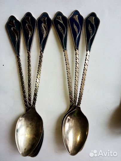 Ложки чайные мельхиор СССР