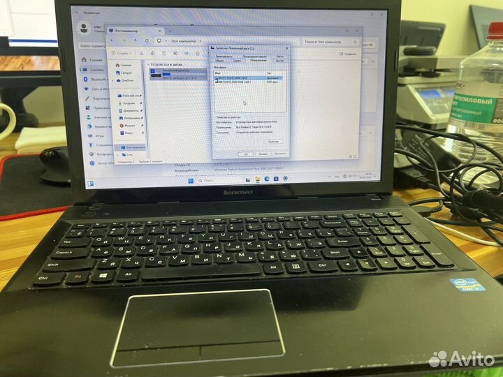 Ноутбук Lenovo G500 20236. цп - I3. SSD - 128GB. о