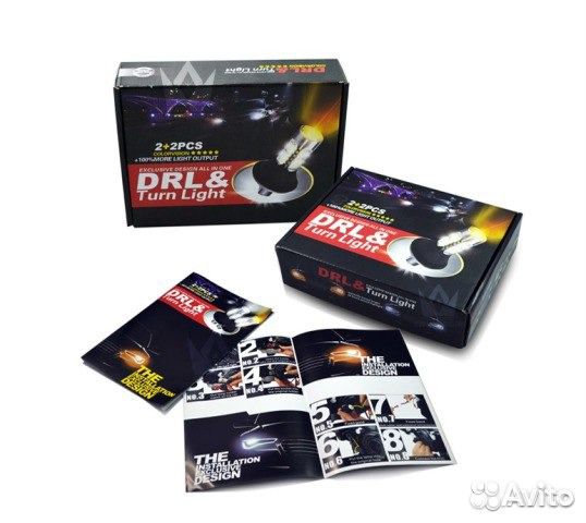 Лампы дхо и поворотник в одном Светодиодные P21W