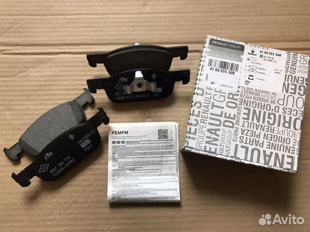 Тормозные колодки передние Renault - (410605536R) купить в Москве ...