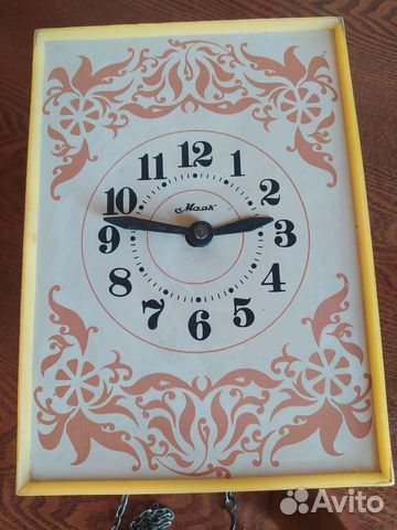 Часы-ходики. СССР. Русские узоры