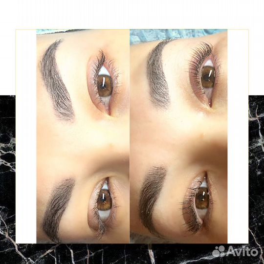 Биотатуаж, архитектура, окрашивание бровей, ламини