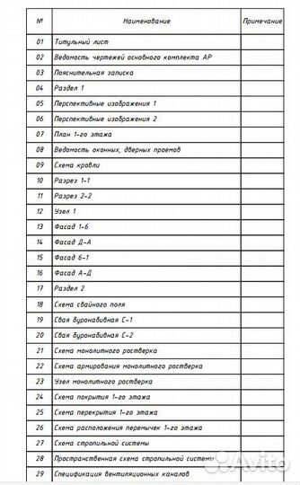 Готовый проект одноэтажного дома