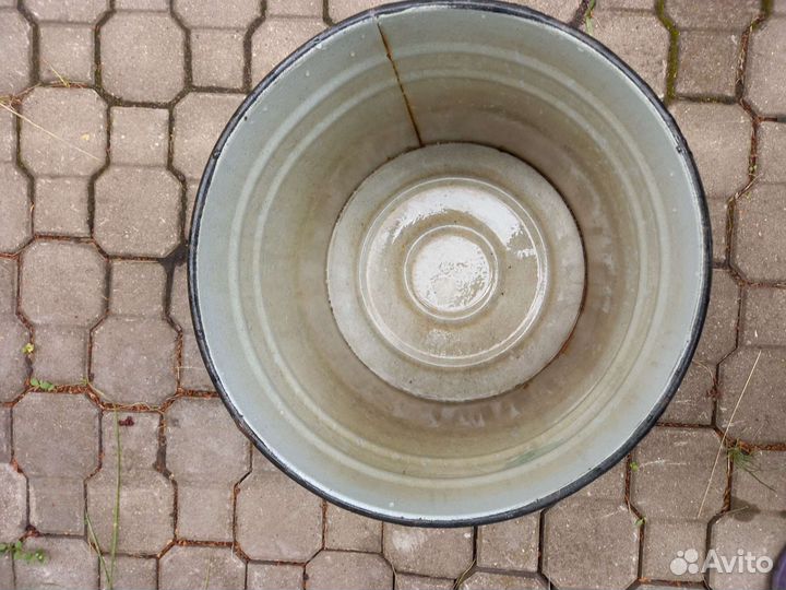 Кастрюля эмал алюм 45л ведра