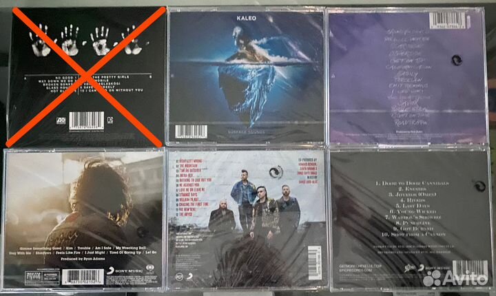 Музыкальные CD диски (производства E.U.)