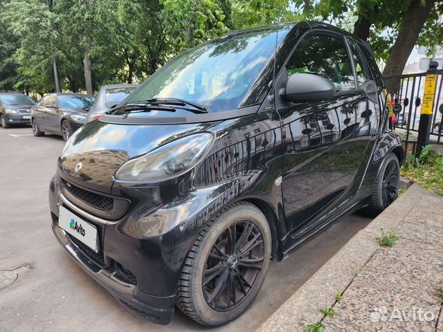 Smart Fortwo 2008 чёрно крастный