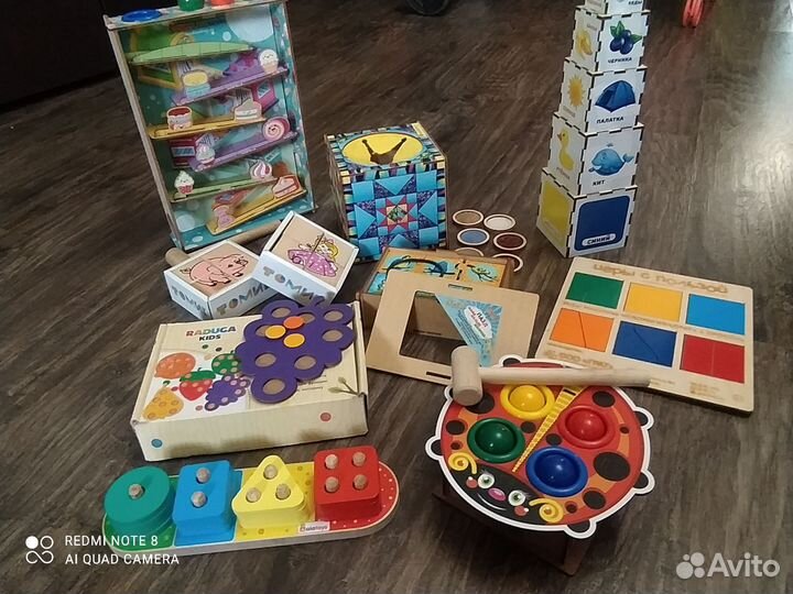 Деревянные развивающие игрушки