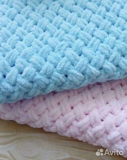 Плед детский плюшевый