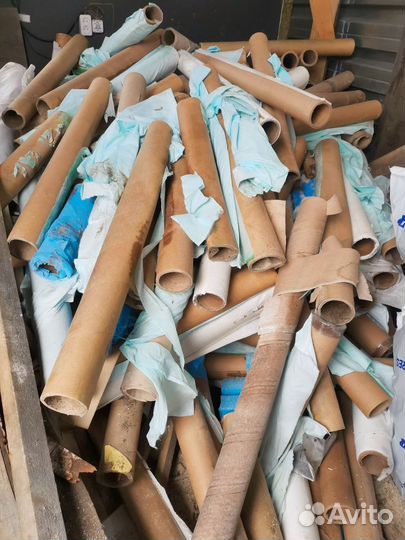 Картон трубки много