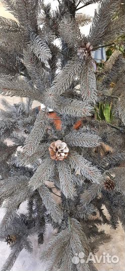 Елка искусственная литая + пвх бу