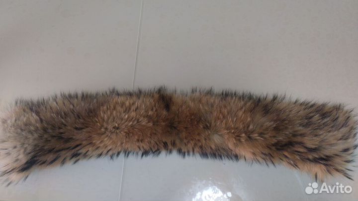 Меховой воротник из енота