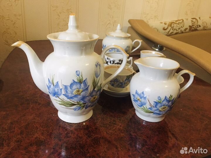 Чайный керамический сервиз СССР