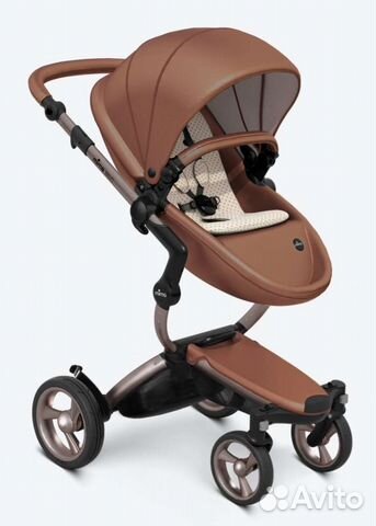 Коляска 2 в 1 эко кожа