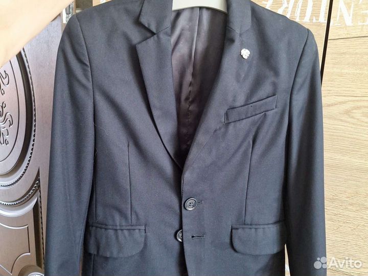 Школьный костюм для мальчика 122 128 синий