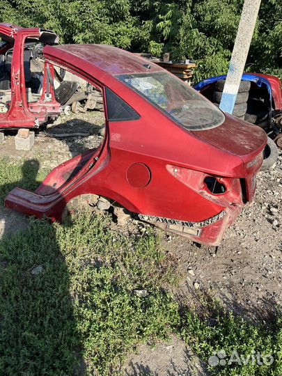 Задняя часть кузова hyundai solaris 1