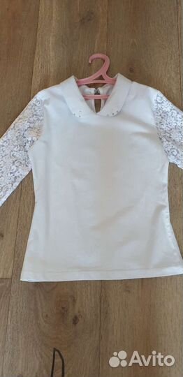 Блузка школьная 134-140