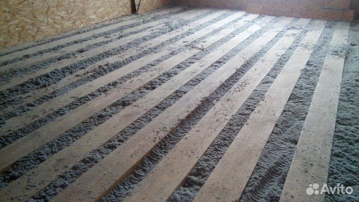 Эковата - утеплитель для чердака, потолка, пола