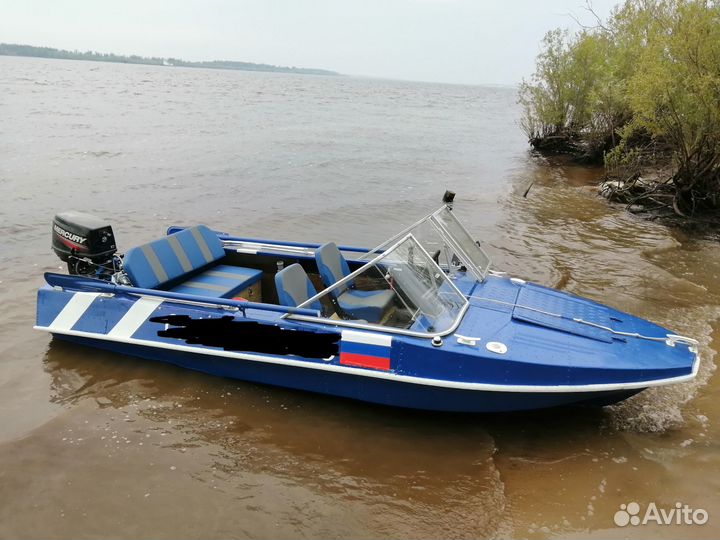 Лодка Обь 3 с новым прицепом мзса 81771D