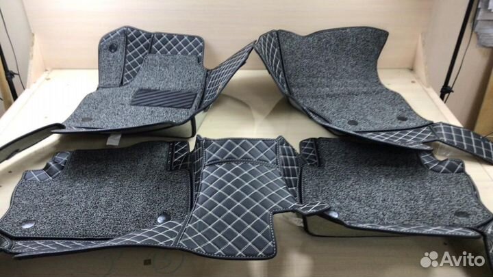 3D Коврики Nissan Murano Высокие Борта Экокожа