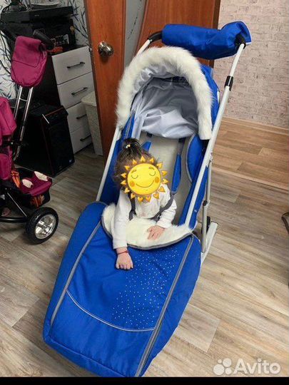 Коляска санки