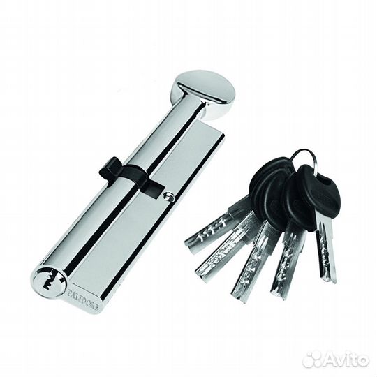 Цилиндр 110 (60/50С) мм ключ/вертушка хром