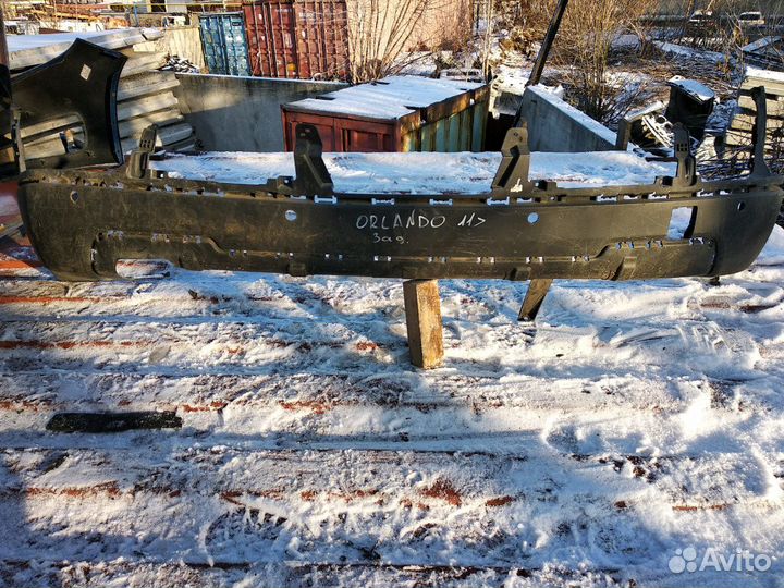 Юбка заднего бампера Chevrolet Orlando