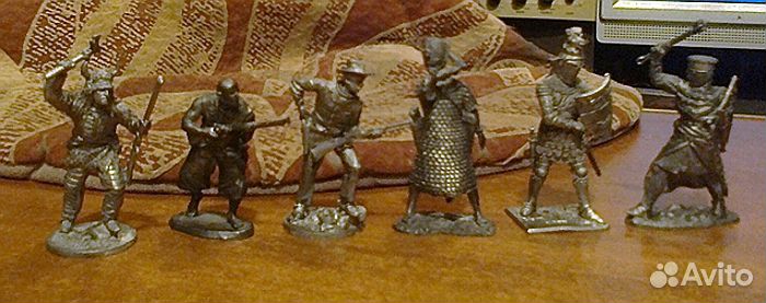Солдатики разных эпох в миниатюре. 54 мм
