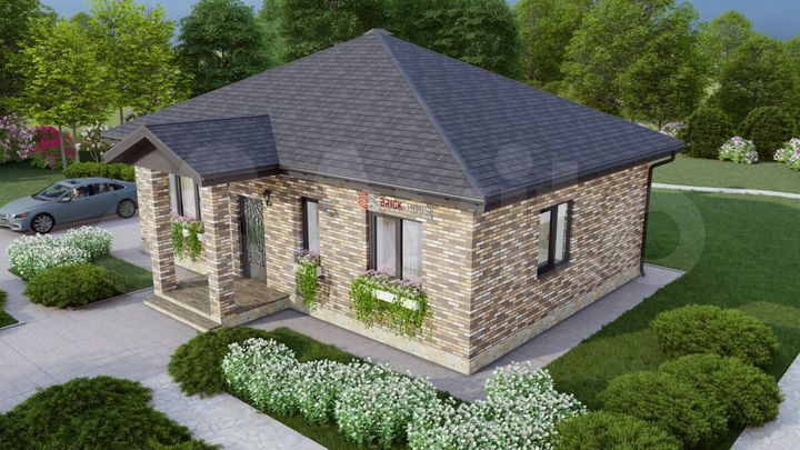 Дом 76,1 м² на участке 18 сот.