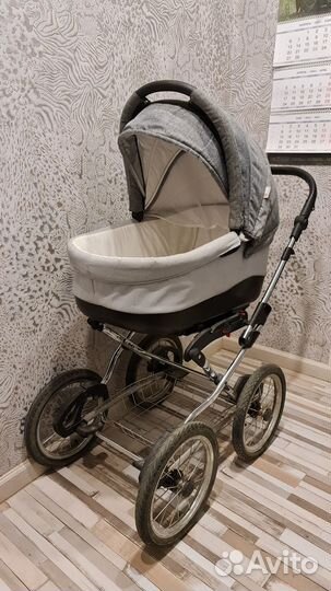 Коляска 2 в 1 универсальная Verdi серая