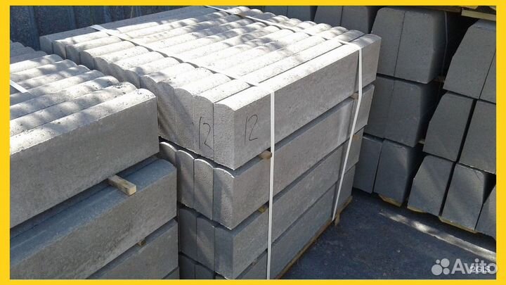 Бордюр дорожный садовый брусчатка тротуарная