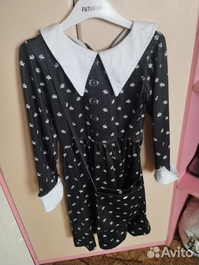 Платье Уенздей 6-7лет