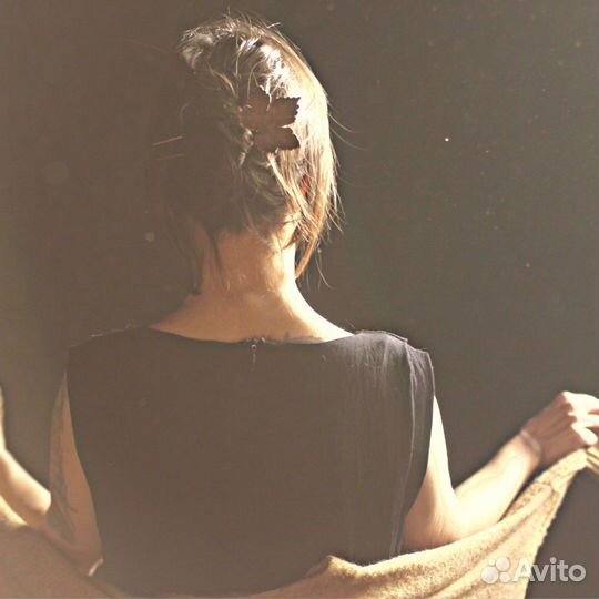 Заколка-канзаши смородина бохо гальваника