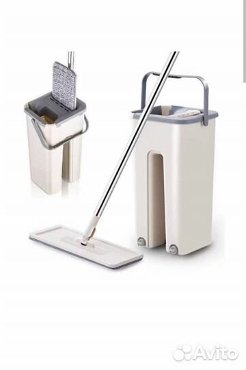 Швабра с отжимом и ведром