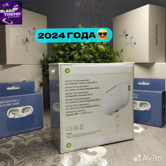 Airpods pro 2 type c premium + чехол (Арт.25595)