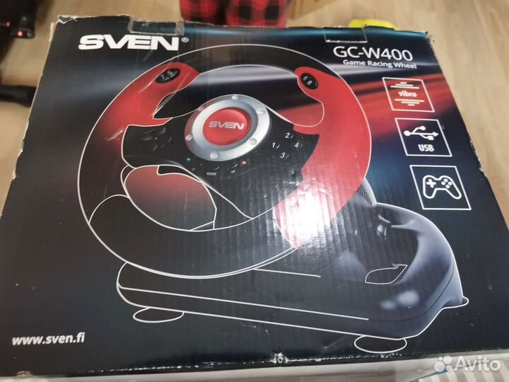 Игровой руль sven GC-W400