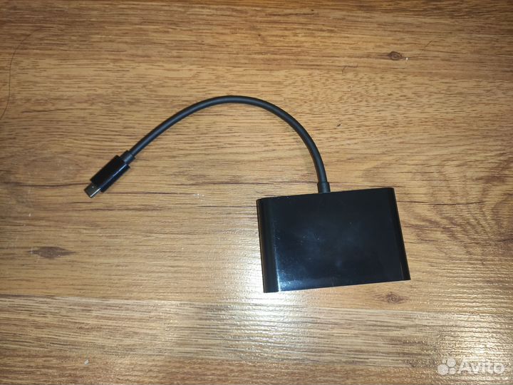 Переходник USB Cablexpert A-CM-VGA-Type-C 3in1