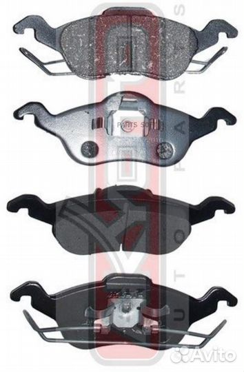 Akyoto AKD-1244 Колодки тормозные дисковые передни