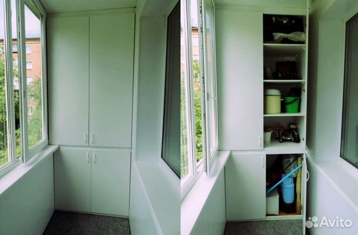 Шкаф на балкон на заказ по вашим размерам