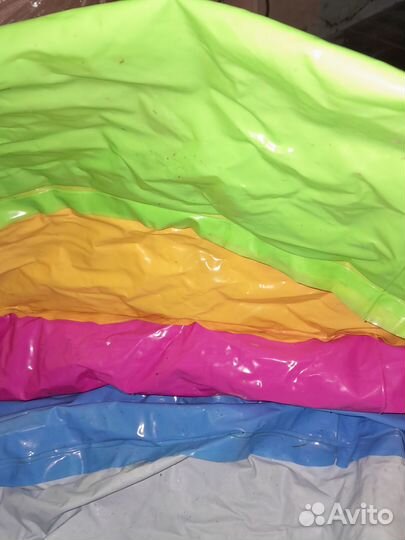 Надувной детский бассейн огромный 183смХ38см