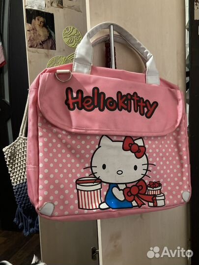 Сумка под ноутбук hello kitty
