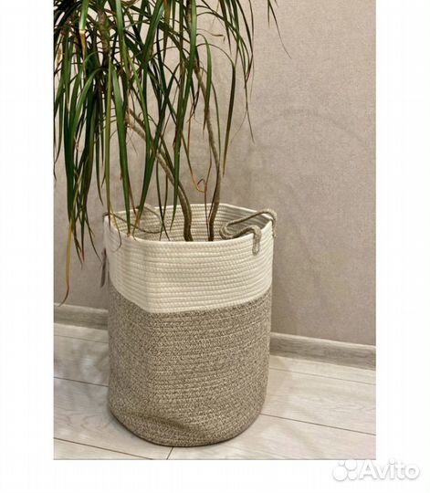 Корзина плетеная Для белья / игрушек новая