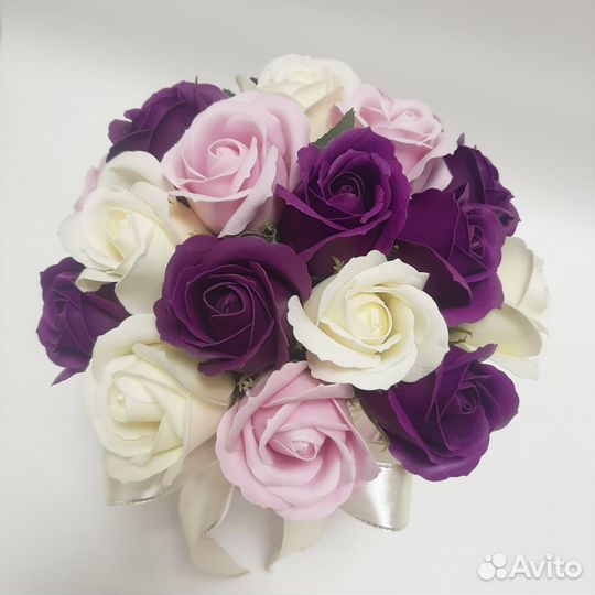 Букет из мыльных цветов