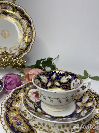 Антикварные Чайные пары англия 19 век