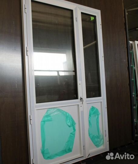 Пластиковая штульповая дверь 1420*2390. Доставка