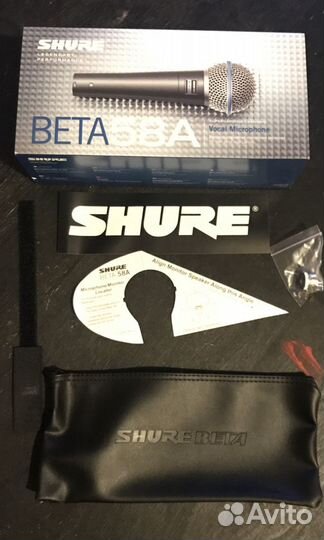 Shure Beta 58A. Динамический Вокальный Микрофон