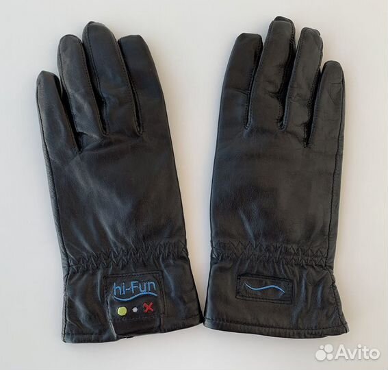 Мужские кожаные перчатки Hi-Fun
