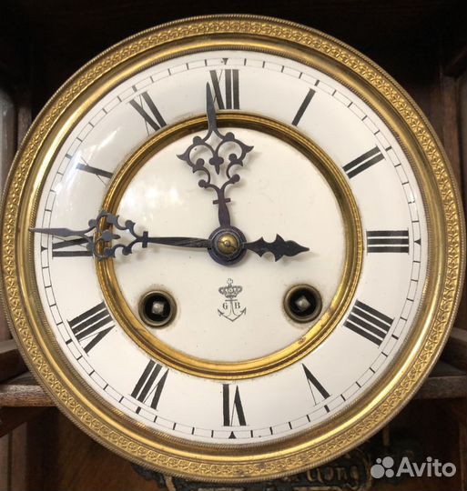 Часы настенные Gustav Backer 19 век