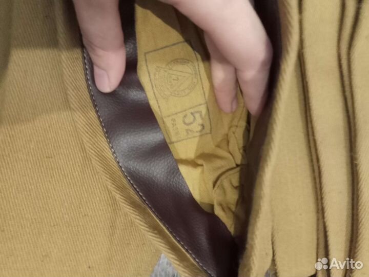 Пилотка по госту на подкладке, 2 складки размер 52