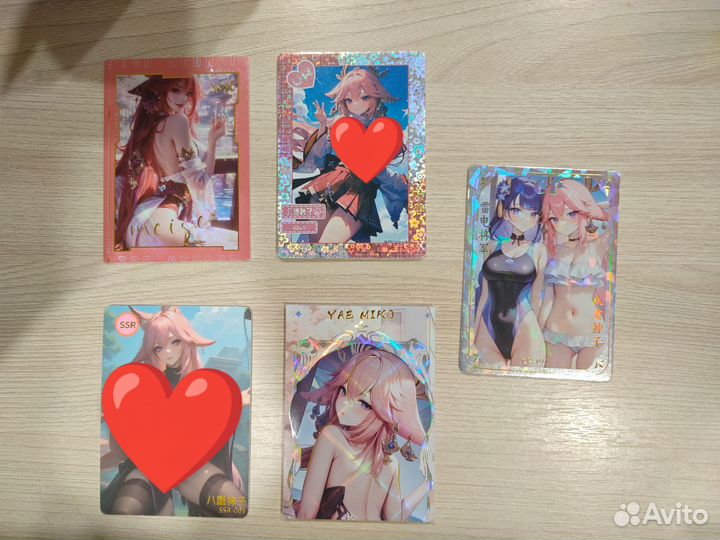 Карточки геншин